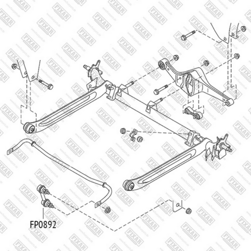 Фото 1 FP0892 FIXAR Тяга стабилизатора