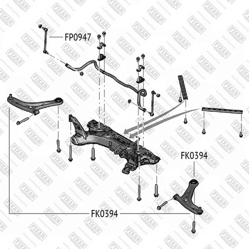 Фото 1 FP0947 FIXAR Тяга стабилизатора