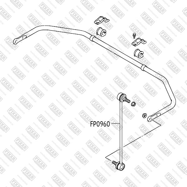 FP0960 FIXAR Тяга стабилизатора