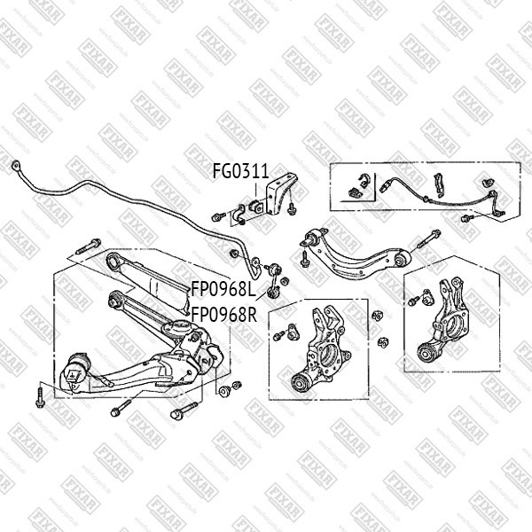 FP0968R FIXAR Тяга стабилизатора