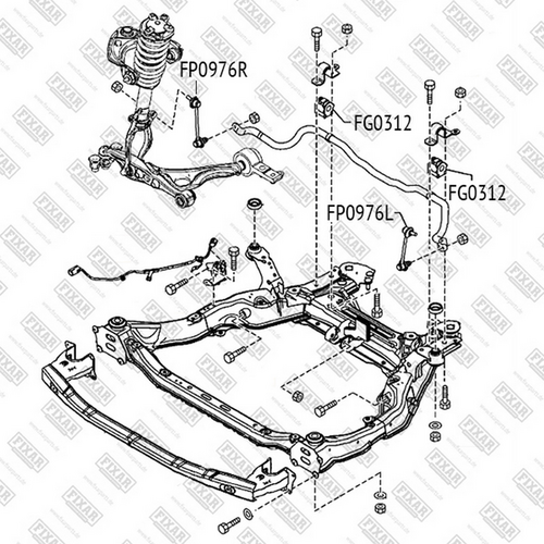FP0976R FIXAR Тяга стабилизатора