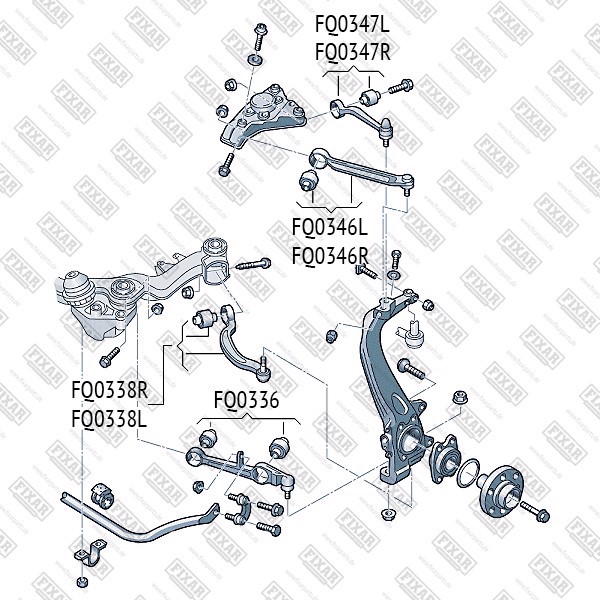 FQ0346R FIXAR Рычаг подвески