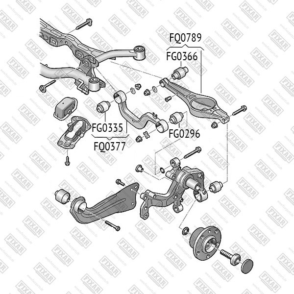 FQ0377 FIXAR Рычаг подвески