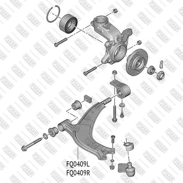 FQ0409L FIXAR Рычаг подвески