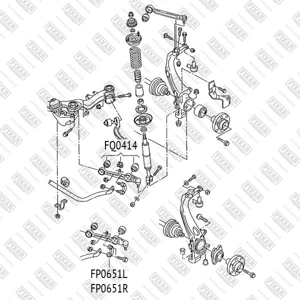 FQ0414 FIXAR Рычаг подвески