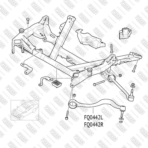 FQ0442L FIXAR Рычаг подвески