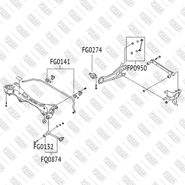 FQ0874 FIXAR Рычаг подвески