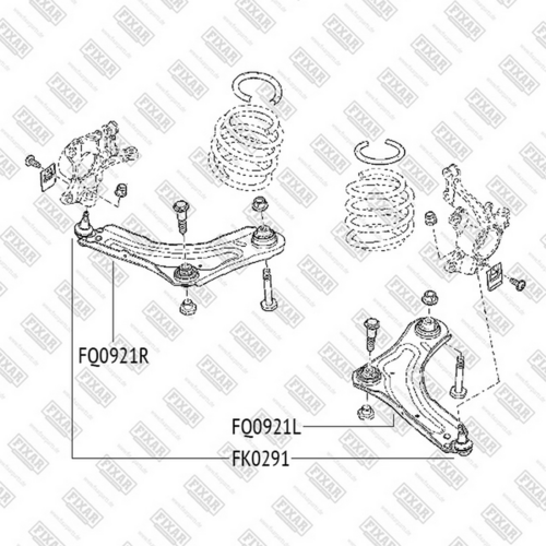 FQ0921L FIXAR Рычаг подвески