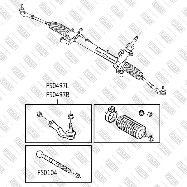 FS0104 FIXAR Тяга рулевая