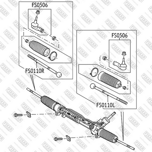 FS0110L FIXAR Тяга рулевая