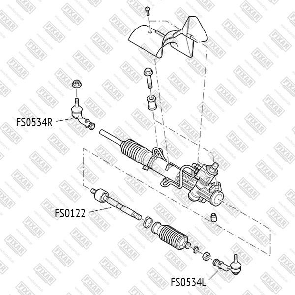 FS0122 FIXAR Тяга рулевая