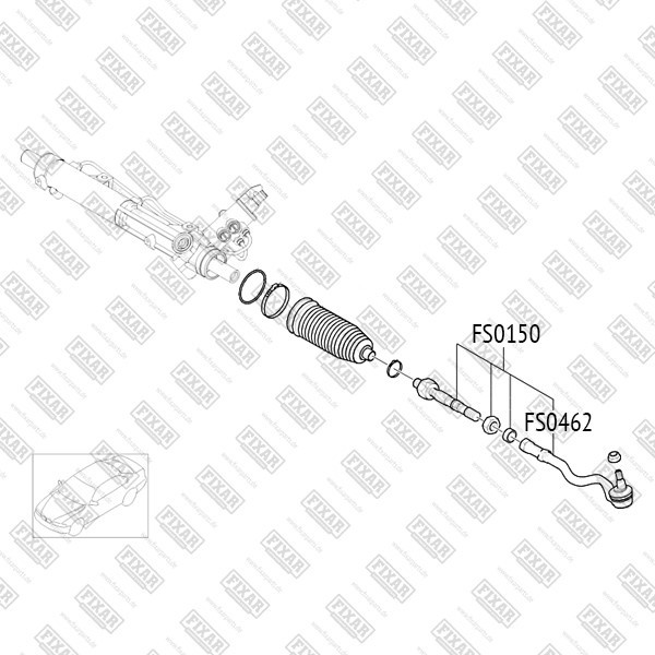 FS0150 FIXAR Тяга рулевая