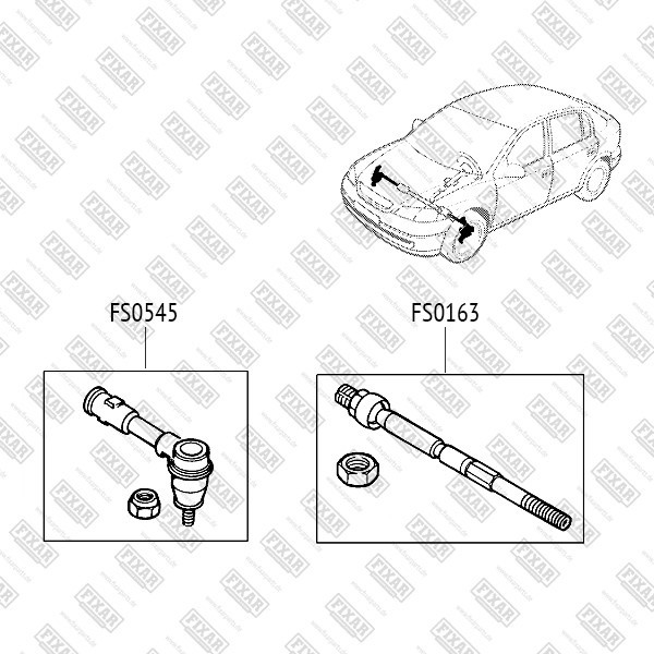 FS0163 FIXAR Тяга рулевая