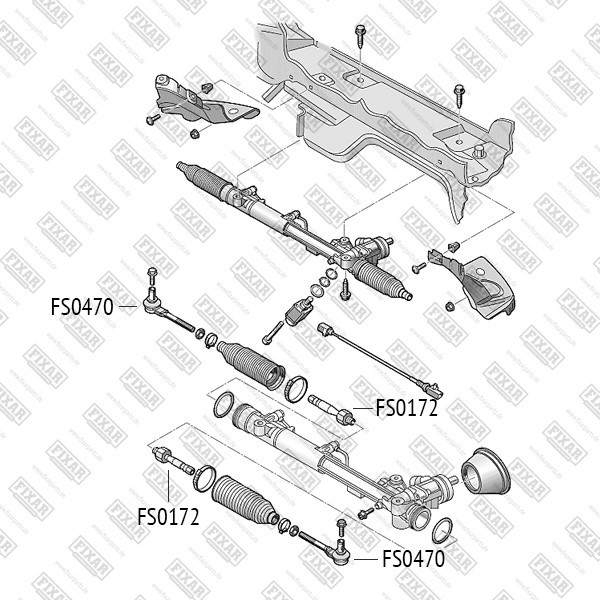 FS0172 FIXAR Тяга рулевая