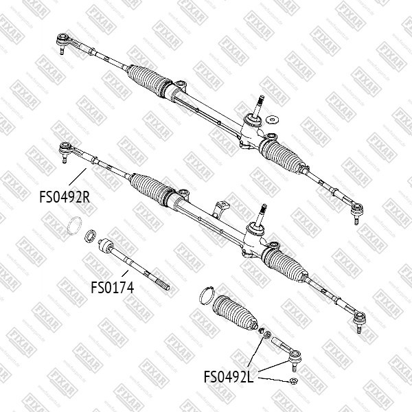 FS0174 FIXAR Тяга рулевая