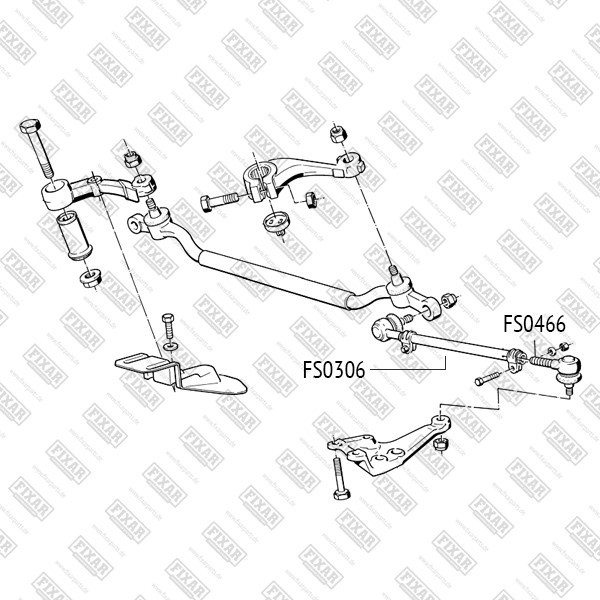 FS0306 FIXAR Тяга рулевая