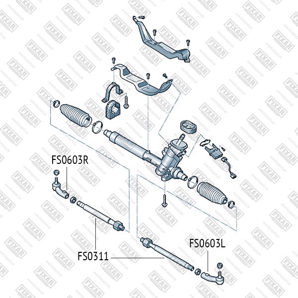 FS0311 FIXAR Тяга рулевая