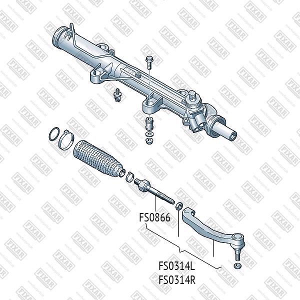 FS0314L FIXAR Тяга рулевая