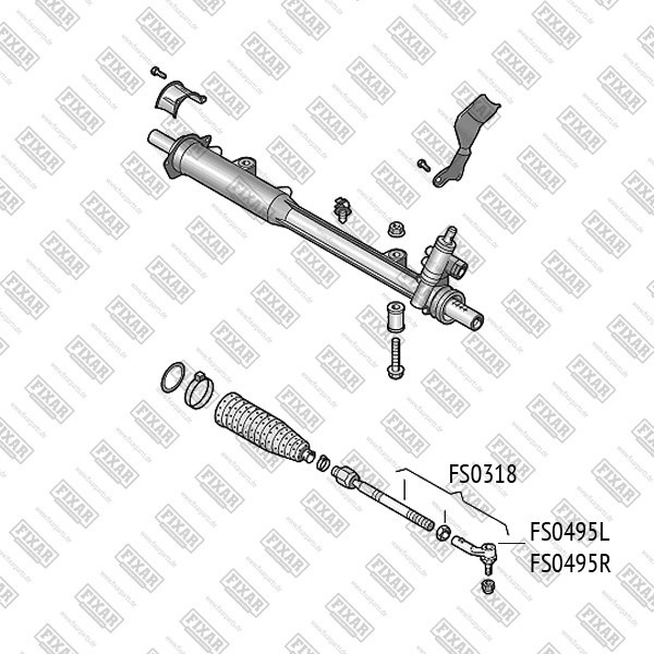 FS0318 FIXAR Тяга рулевая