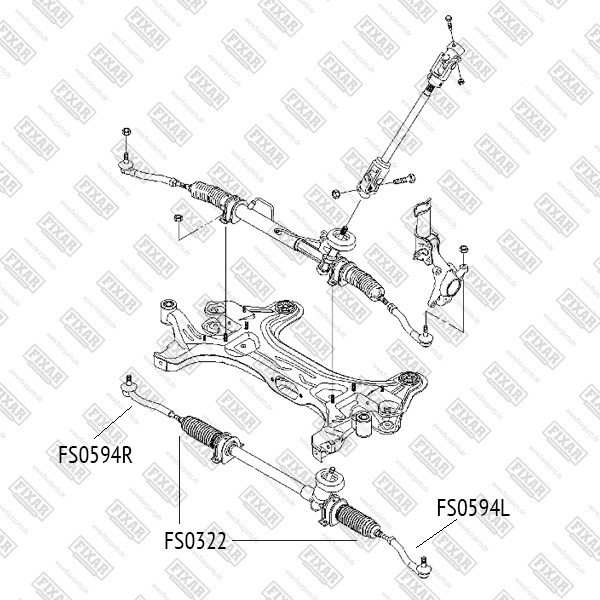 FS0322 FIXAR Тяга рулевая