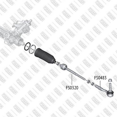 FS0483 FIXAR Наконечник рулевой тяги