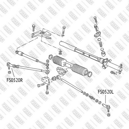 FS0520R FIXAR Наконечник рулевой тяги