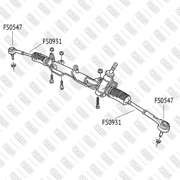 FS0547 FIXAR Наконечник рулевой тяги