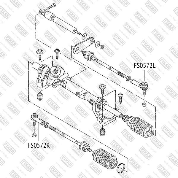 FS0572L FIXAR Наконечник рулевой тяги