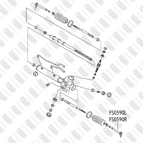 FS0590L FIXAR Наконечник рулевой тяги