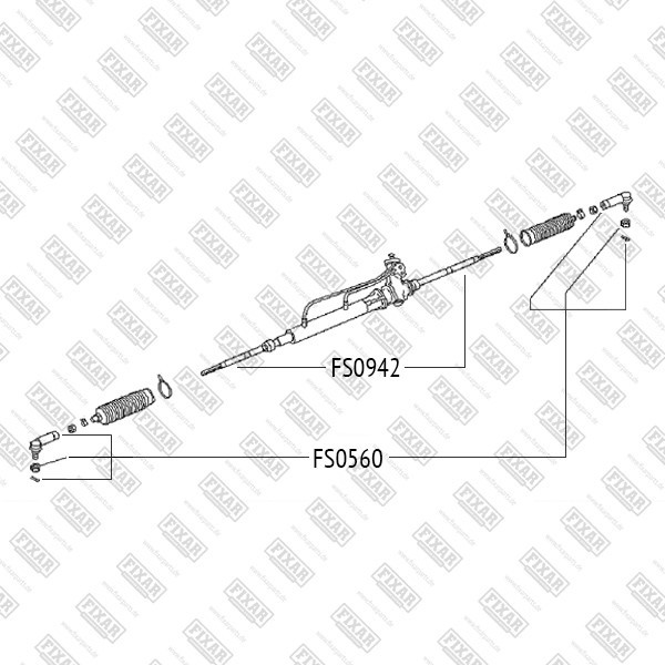 FS0942 FIXAR Тяга рулевая