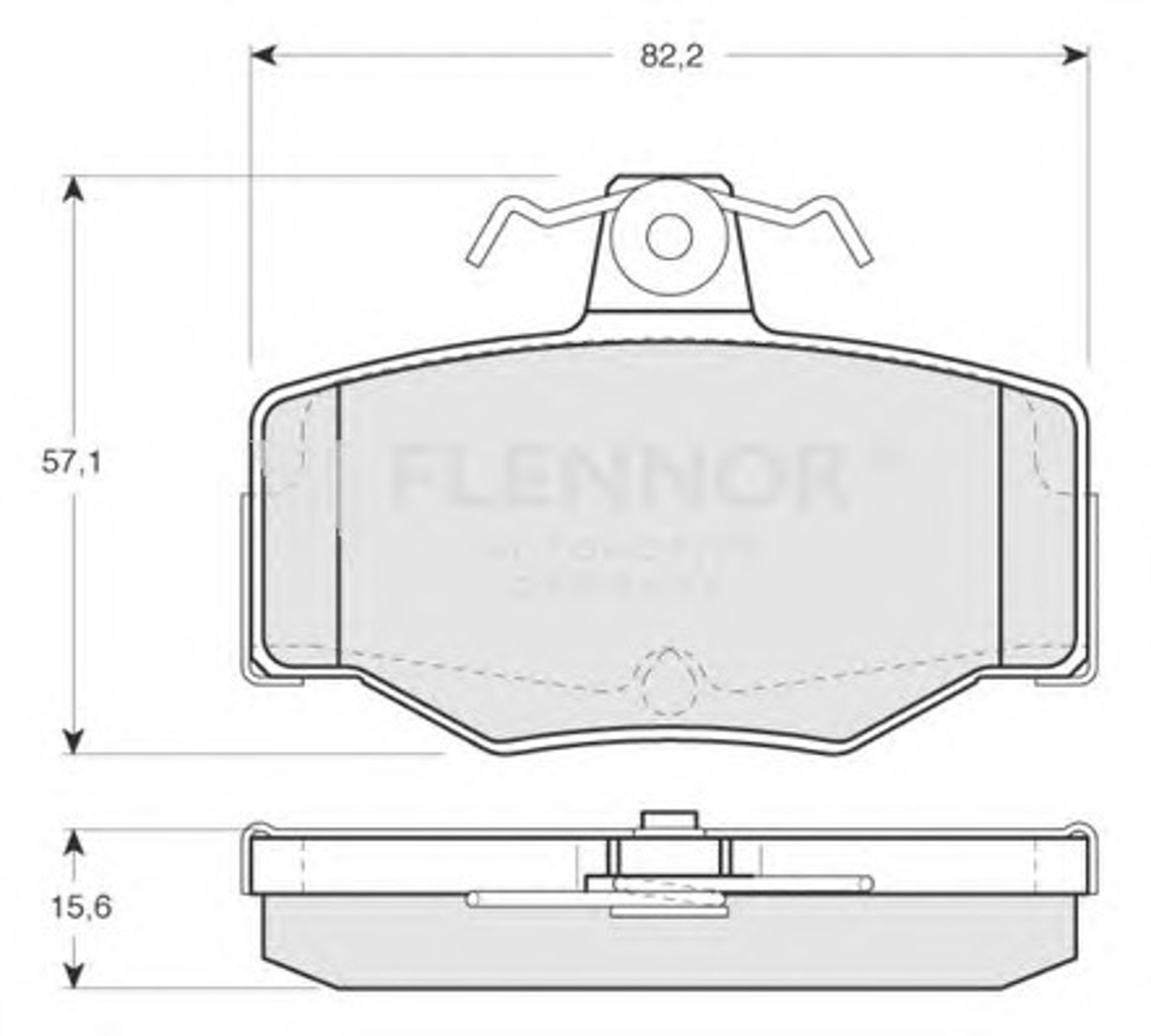 FB210361 FLENNOR Колодки тормозные дисковые