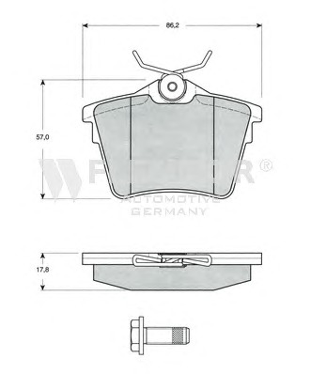 FB210663 FLENNOR Колодки тормозные дисковые