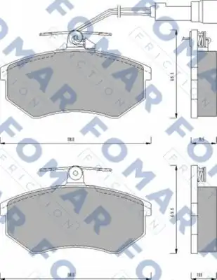 51432881 FOMAR FRICTION Запчасть