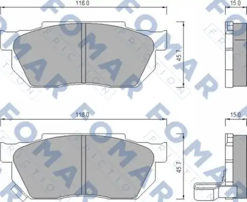 51447581 FOMAR Friction Запчасть