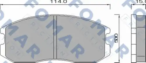 51460181 FOMAR FRICTION Запчасть