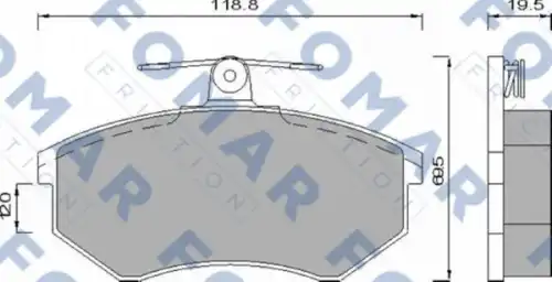 51488581 FOMAR FRICTION Запчасть