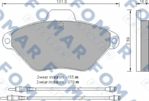 51592581 FOMAR FRICTION Запчасть