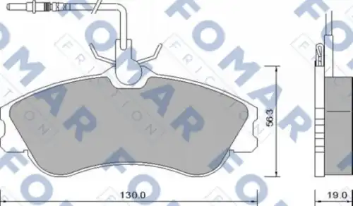 51642681 FOMAR FRICTION Запчасть