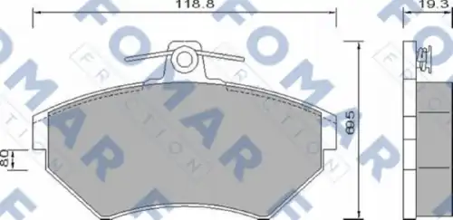 Fo647681 631 10fdb1289571955b колодки дисковые