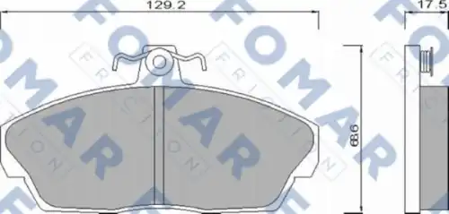 51667981 FOMAR FRICTION Запчасть