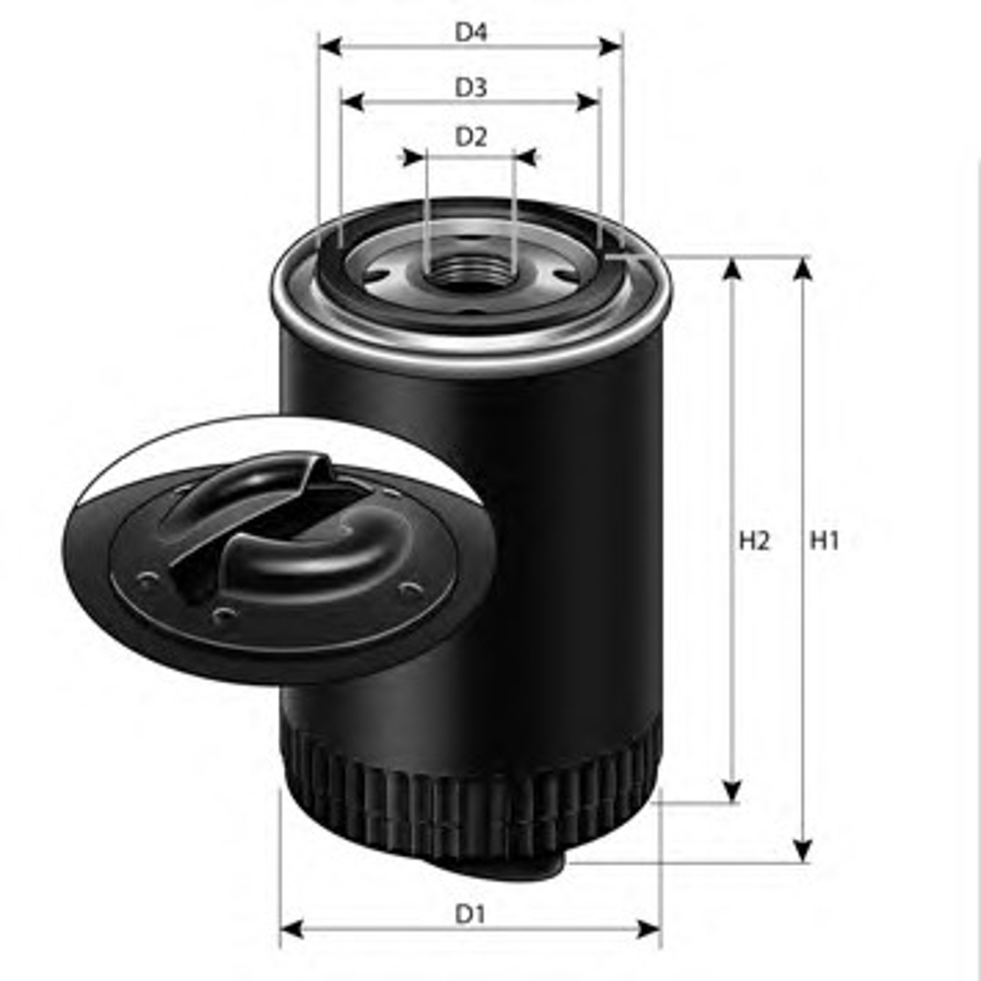 Фильтр масляный FRAM PH3569A