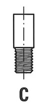 Клапан двигателя FRECCIA R3633/SCR