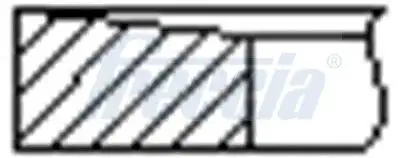 Кольца двс поршневые (к-т на 1 поршень) FRECCIA FR10-216100