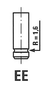 Клапан двигателя FRECCIA R3565/R