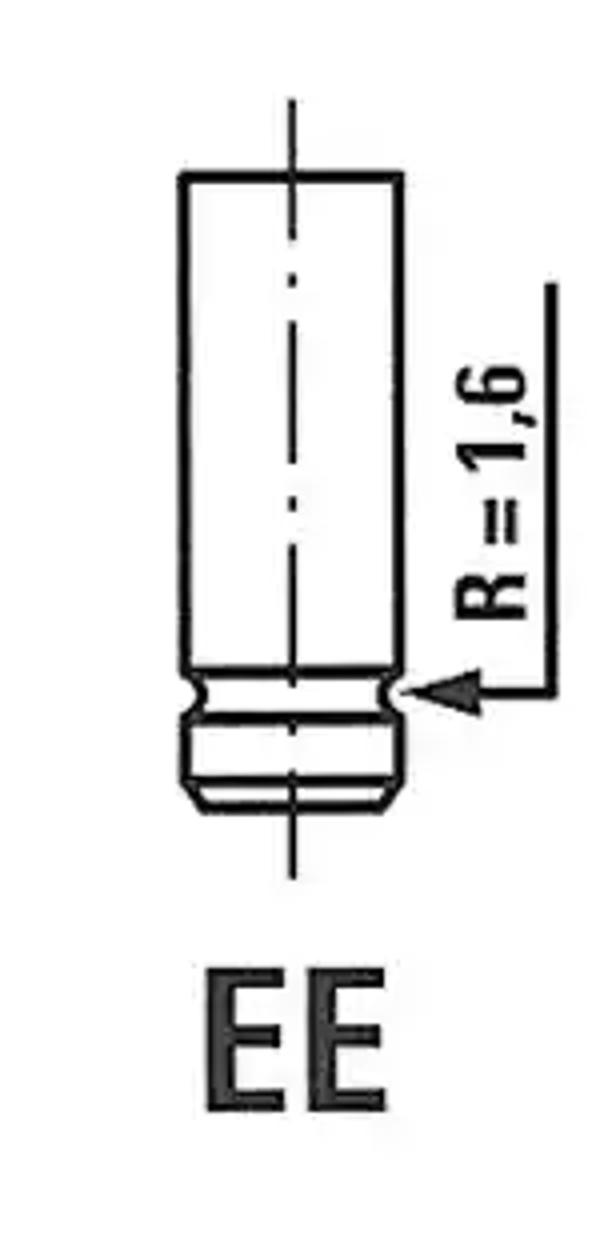 Клапан двигателя впускной FRECCIA R4185/SCR
