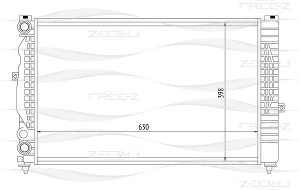 KK0103 FREE-Z Радиатор системы охлаждения
