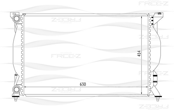 KK0104 FREE-Z Радиатор системы охлаждения