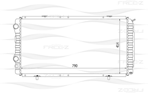 KK0127 FREE-Z Радиатор системы охлаждения