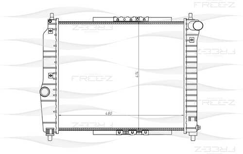 KK0131 FREE-Z Радиатор системы охлаждения