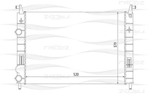 KK0140 FREE-Z Радиатор системы охлаждения